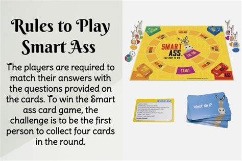 how do you play smart ass card game|About The Smart Ass Game Rules & Ca.